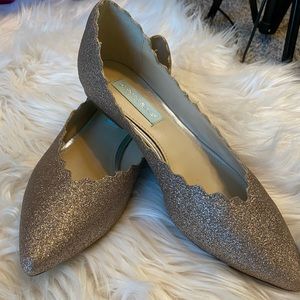 Betsy Johnson sparkle flats